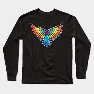 Rainbow Mermaid Tail Long Sleeve T-Shirt